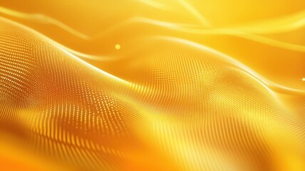 Golden Waves Dance in a Soft Glow of Light