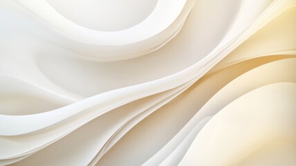 Swirling Patterns of Soft White and Cream Hues