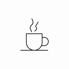 hot drink icon sign vector