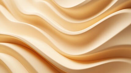 Soft Beige Fabric Flows Gracefully