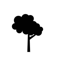 Tree silhouette icon