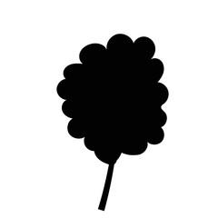 Tree silhouette icon