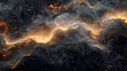 Modern golden infinity artwork with metallic texture and artistic contrast high resolution image