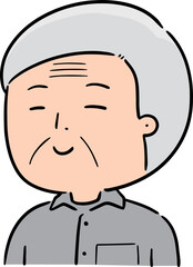 Illustration of elder people
