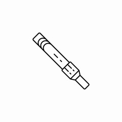 vape pen icon sign vector