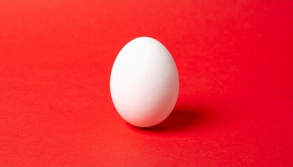  easter egg on red