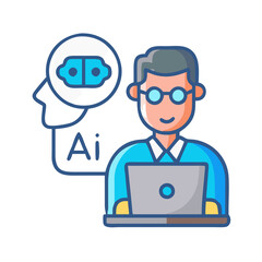  AI Tutor Features and Educational Tools Icon