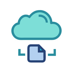  Cloud Storage Solutions and Benefits Icon