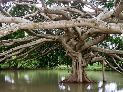 tree in the water