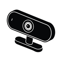 webcam cover simple line art vector
