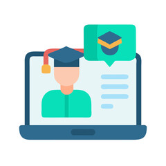  Online Learning Technology Icon for Students