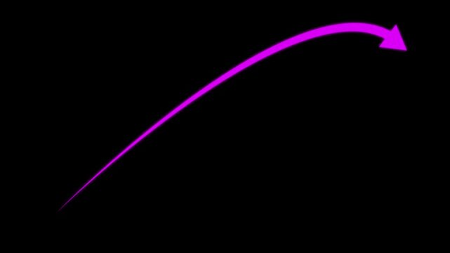Abstract arrow up business graph icon animation. business chart growth concept animation. business growth graph - Vertical financial success and profit animation icon.