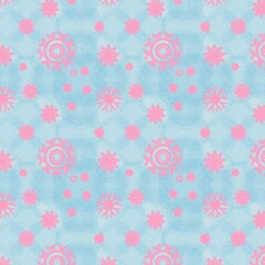 Patterned background, flowers, pattern design, bright colors, abstract patterns, geometric patterns