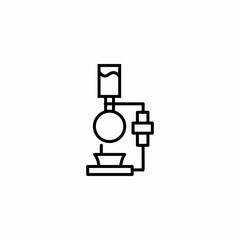 tamper coffee press icon sign vector