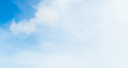 Sky cloud blue nature background paronama web cloudy summer winter season day, light beauty horizon spring brigth gradient calm abstract backdrop air nature view wallpaper landscape environment