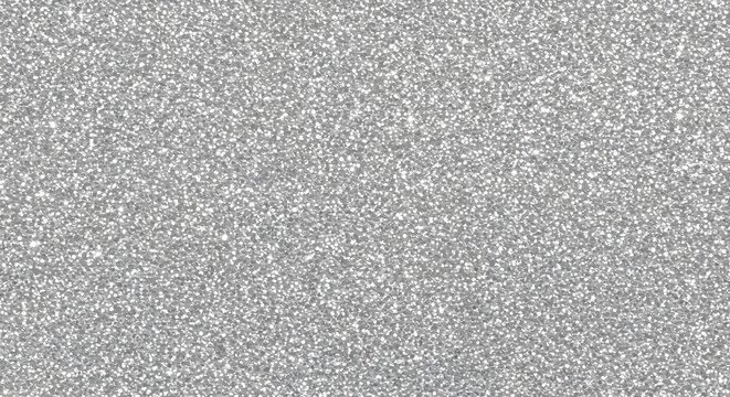 Polished silver sparkle texture with soft shimmer clusters, perfect for upscale packaging design.