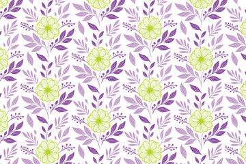 seamless modern cotton flower print, sketch textile pattern design, one line fashion pillow cover, wrapping paper texture art, stylish nature inspired fabric, outline floral repeat