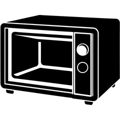 Fototapeta premium microwave oven vector illustration