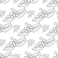 Fototapeta premium Monochrome cute pattern. Pattern for textiles in hand draw style