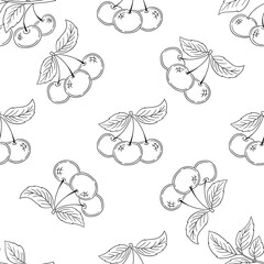 Monochrome cute pattern. Pattern for textiles in hand draw style