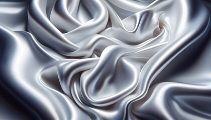 Obraz premium Texture fabric white, Soft textile with intricate details and light diffusion, ideal for e-commerce product mockups.