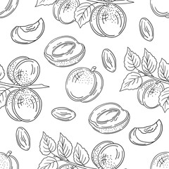 Monochrome cute pattern. Pattern for textiles in hand draw style