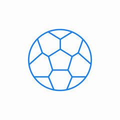 Fototapeta premium classic soccer ball icon sign vector