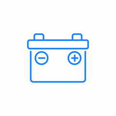 electric energy storage icon sign vector