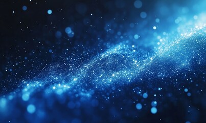 Obraz premium Blue Business Digital Background, Generative AI