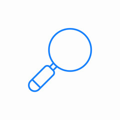 magnifying glass search icon sign vector