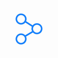 network share connection icon sign vector