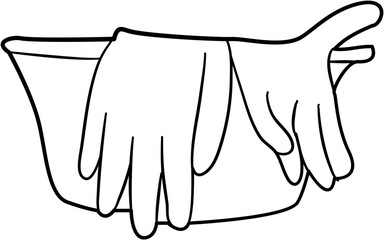 spring cleaning checklist coloring page