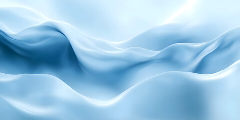 Obraz premium Soft and calming light blue gradient abstract banner background, wallpaper, abstract