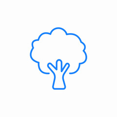 tree nature ecology icon sign vector