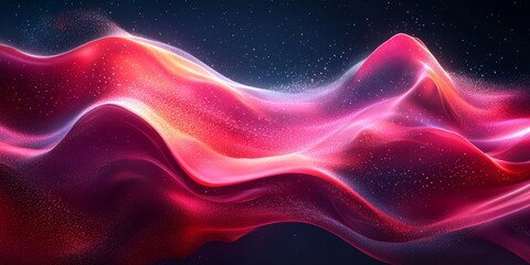 Obraz premium 3D Abstract Digital Background, Generative AI