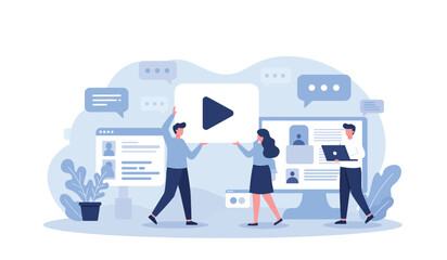 Team collaboration and digital communication for video content creation