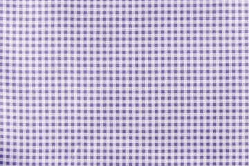 natural cotton or linen fabric in white and blue checks