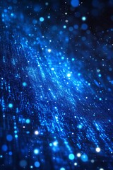 Fototapeta premium Light Blue Digital Background, Generative AI