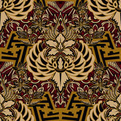 classic Indonesian batik motif with traditional design style