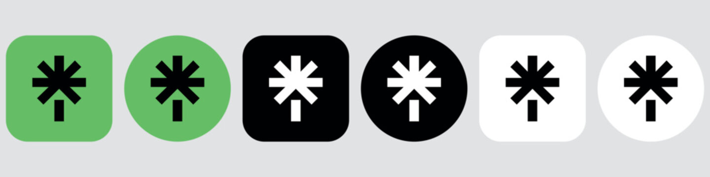 Linktree Logo Bundle Icon Set, Linktree App Vector, Editable SVG, PNG, Transparent Background, Premium Social Media Design for Digital Download