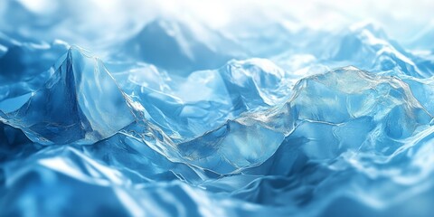 Obraz premium Light Blue Digital Background, Generative AI