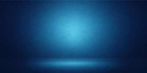 Obraz premium Dark Blue Studio Background with Subtle Texture and Gradient Lighting