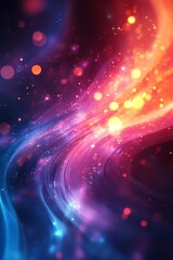 Abstract Bright Digital Background, Generative AI