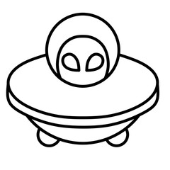 Alien icon design 
