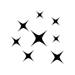 Sparkle vector icon. Shine symbol illustration. star sign or logo.