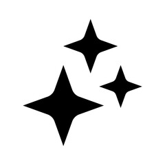 Sparkle vector icon. Shine symbol illustration. star sign or logo.
