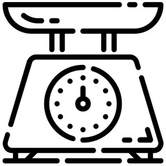 scale vector outline icon