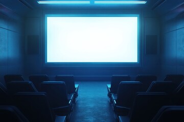 Fototapeta premium Empty movie theater