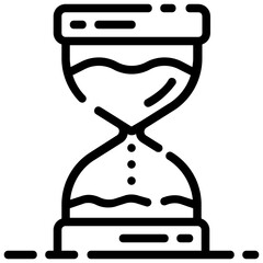 stopwatch vector outline icon