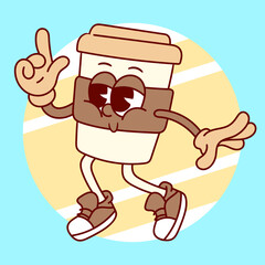 vector illustration of cartoon man